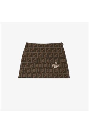 Ff Jacquard Skirt FENDI KIDS | JFE151AQTKF15B6